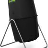 Spin Bin 60 Gal. Outdoor Compost Tumbler Rotating Garden Composter Bin (Black)